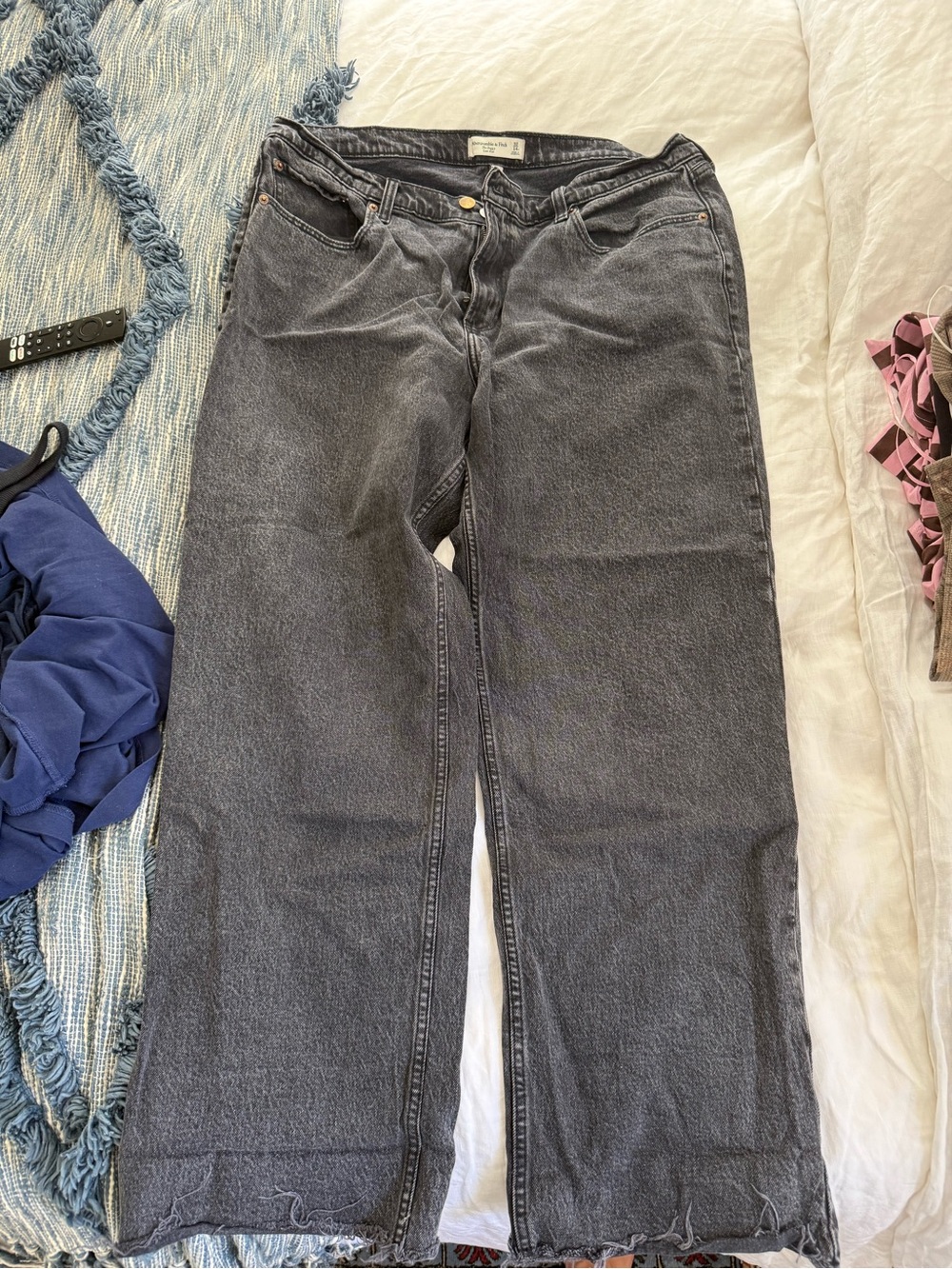 Abercrombie Curve Love Low Rise Baggy Jean